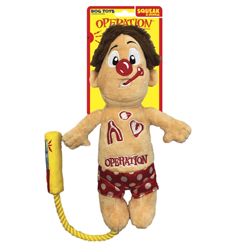 Hasbro "Cavity Sam" Crunch Rope Tug Toy 12"