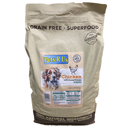 Pets R Us Chicken, Sweet Potato & Herb Dog Food