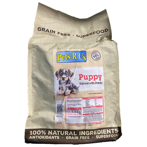Pets R Us Puppy Salmon & Potato Dry Food 3kg