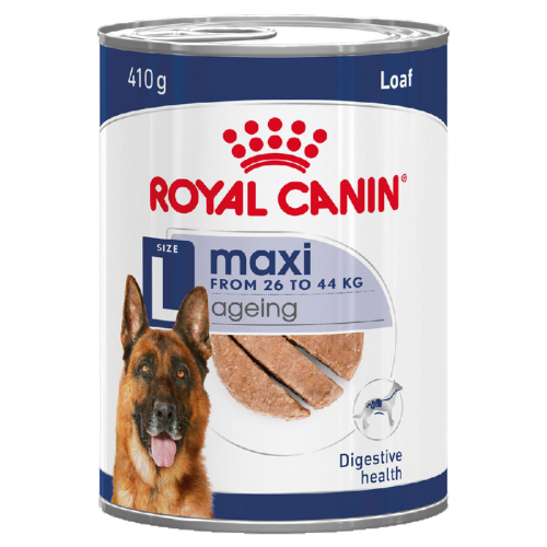 Royal Canin Maxi Ageing 5+ Loaf Tin 410g (Each)