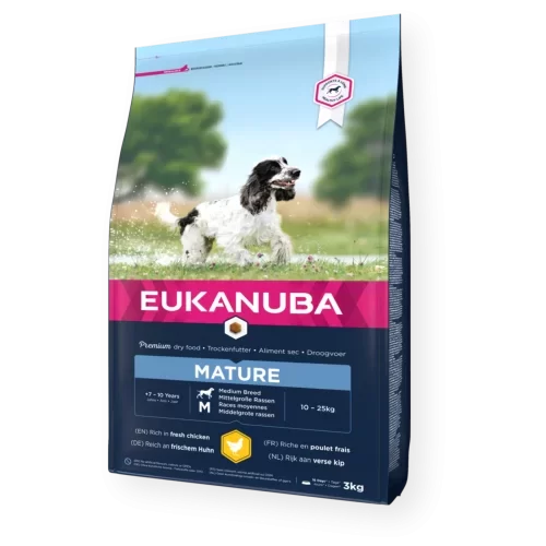Eukanuba Mature Medium Breed Dry Food – Chicken 1