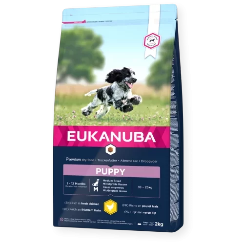 Eukanuba Puppy Medium Breed Dry Food – Chicken 1