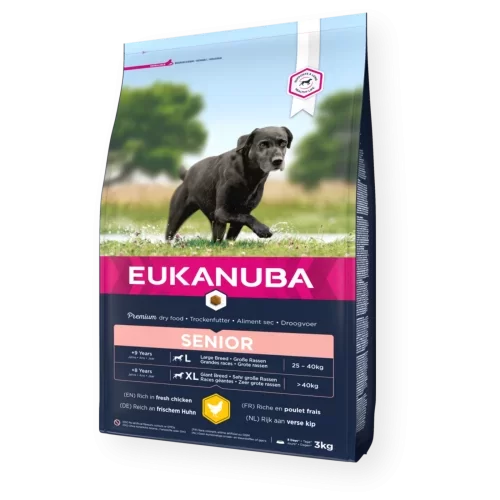 Eukanuba Senior Large Breed Dry Food – Chicken 12kg 1