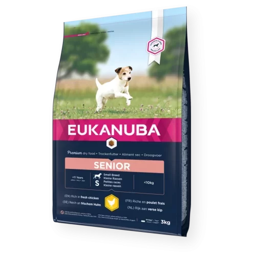 Eukanuba Senior Small Breed Dry Food – Chicken 12kg 1