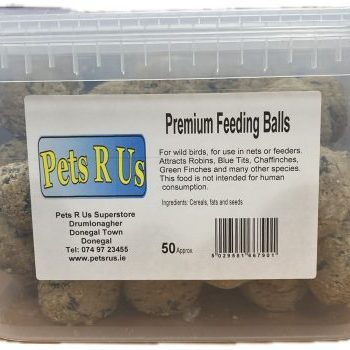 Pets R US Premium Feeding Fat Ball Bucket Of 50