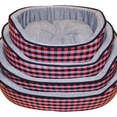 Republic Of Pet McClean Red Checkerboard Dog Beds (4 Sizes) 2