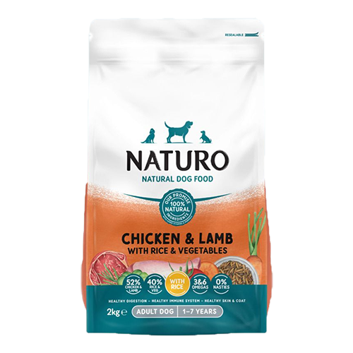 naturo adult chicken lamb dry