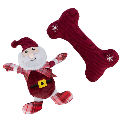 trixie santa bone gift set 30cm